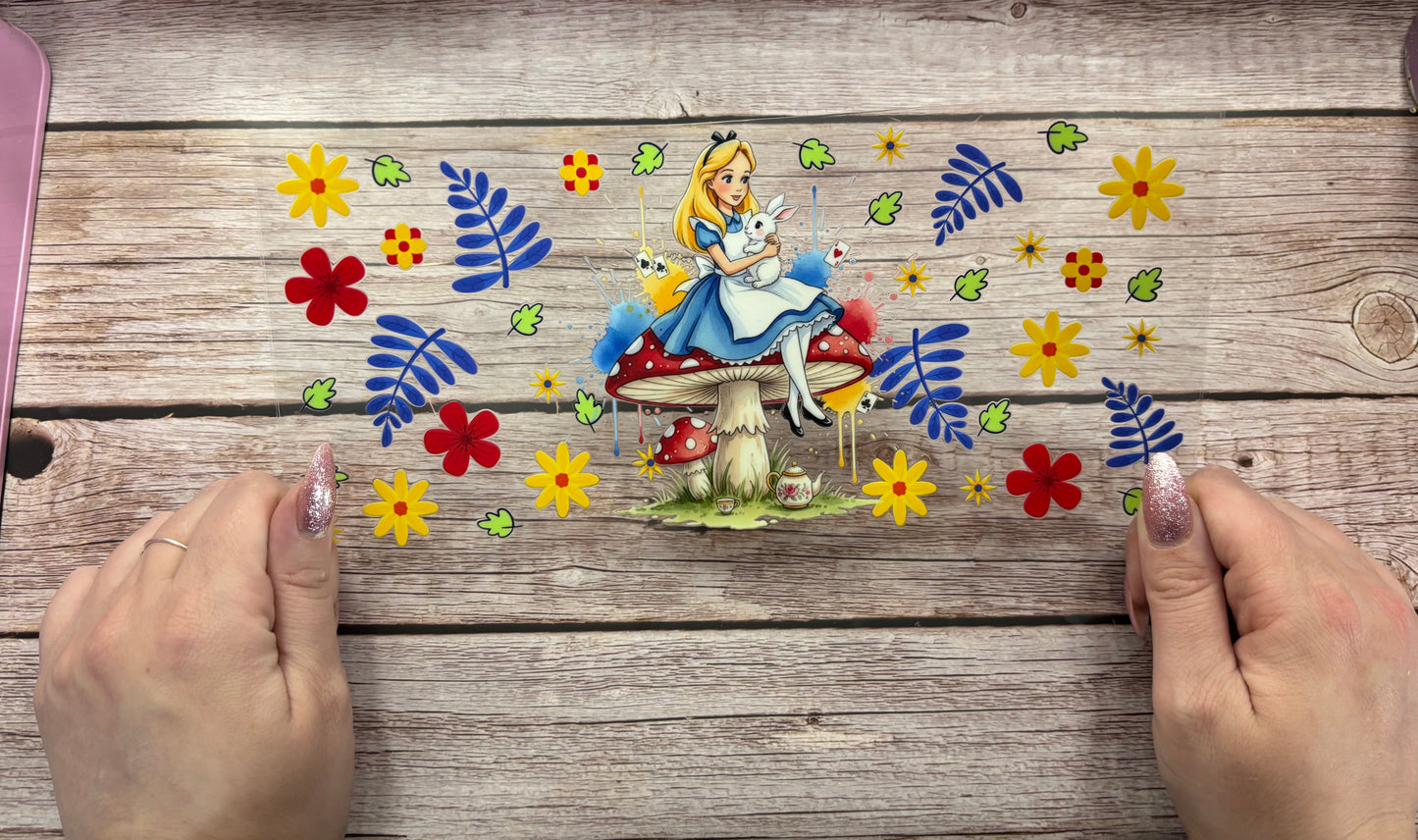 Toadstool and floral