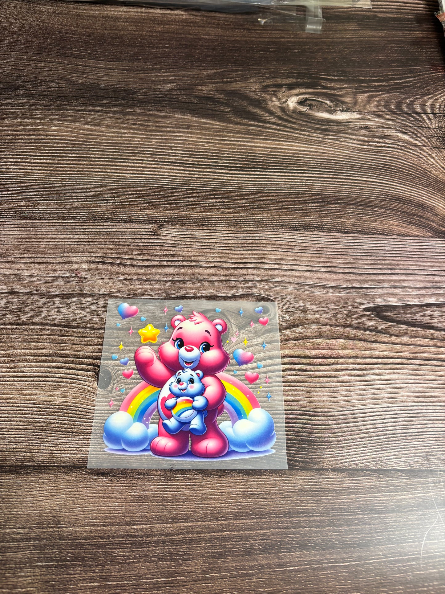 Pink rainbow bear HT