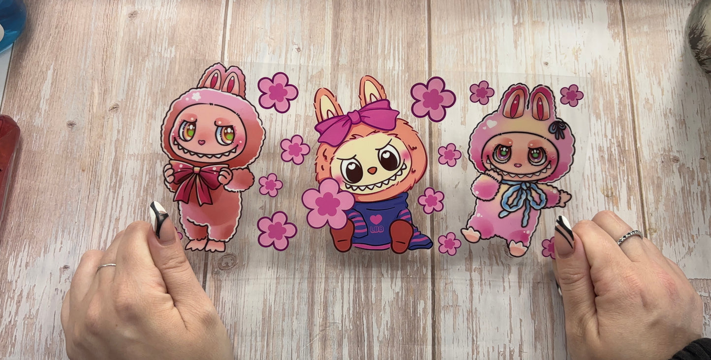 The pink trio