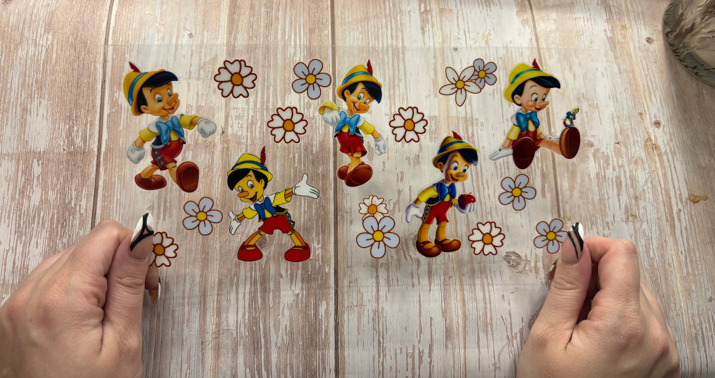 Boy and daisys
