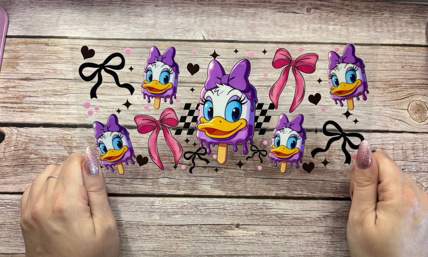 Purple duck lolly