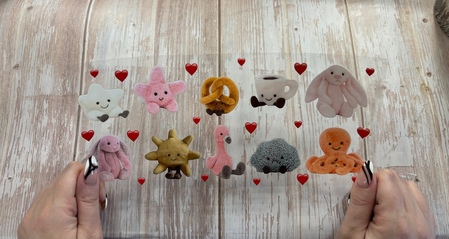 Pink plush