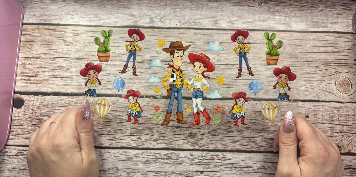Cowboy and girl