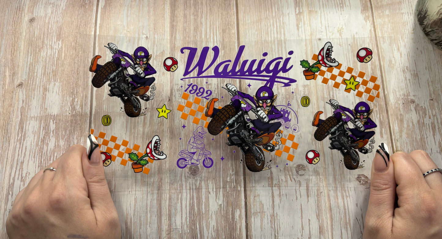 Purple motorbike