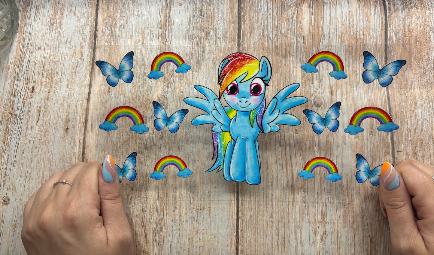 Blue pony