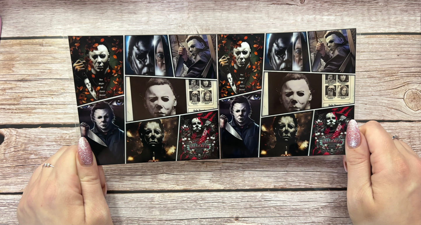 Silent mask horror