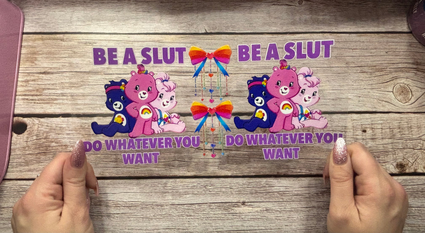 Do whatever you want bear
