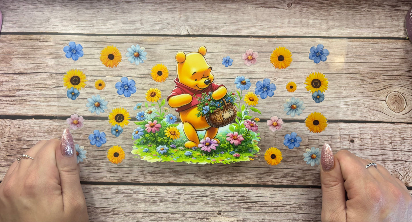 Blue flower picker