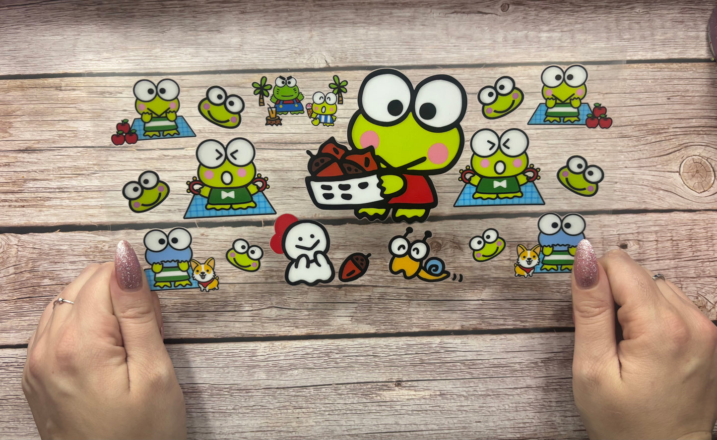 Frogs and basket