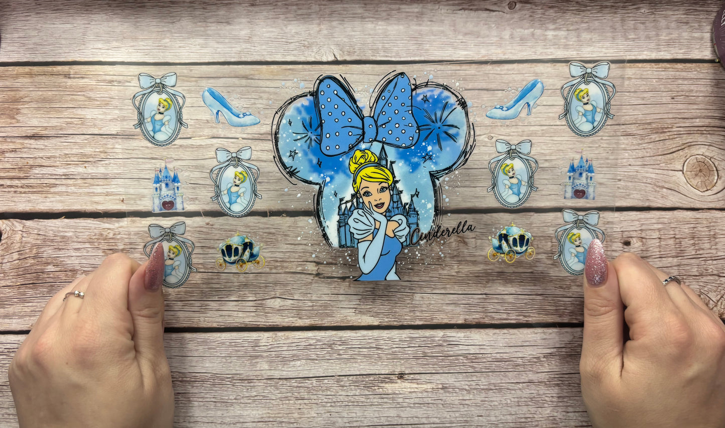 Blue bow princess