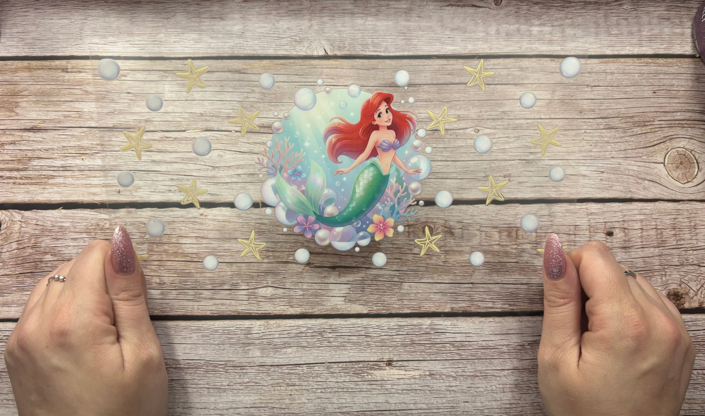 Mermaid swimming