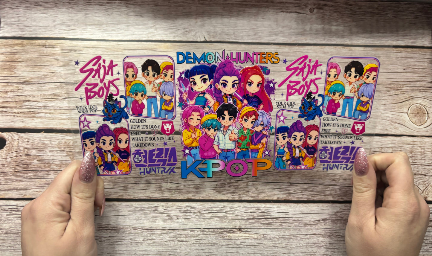 Colourful pop band
