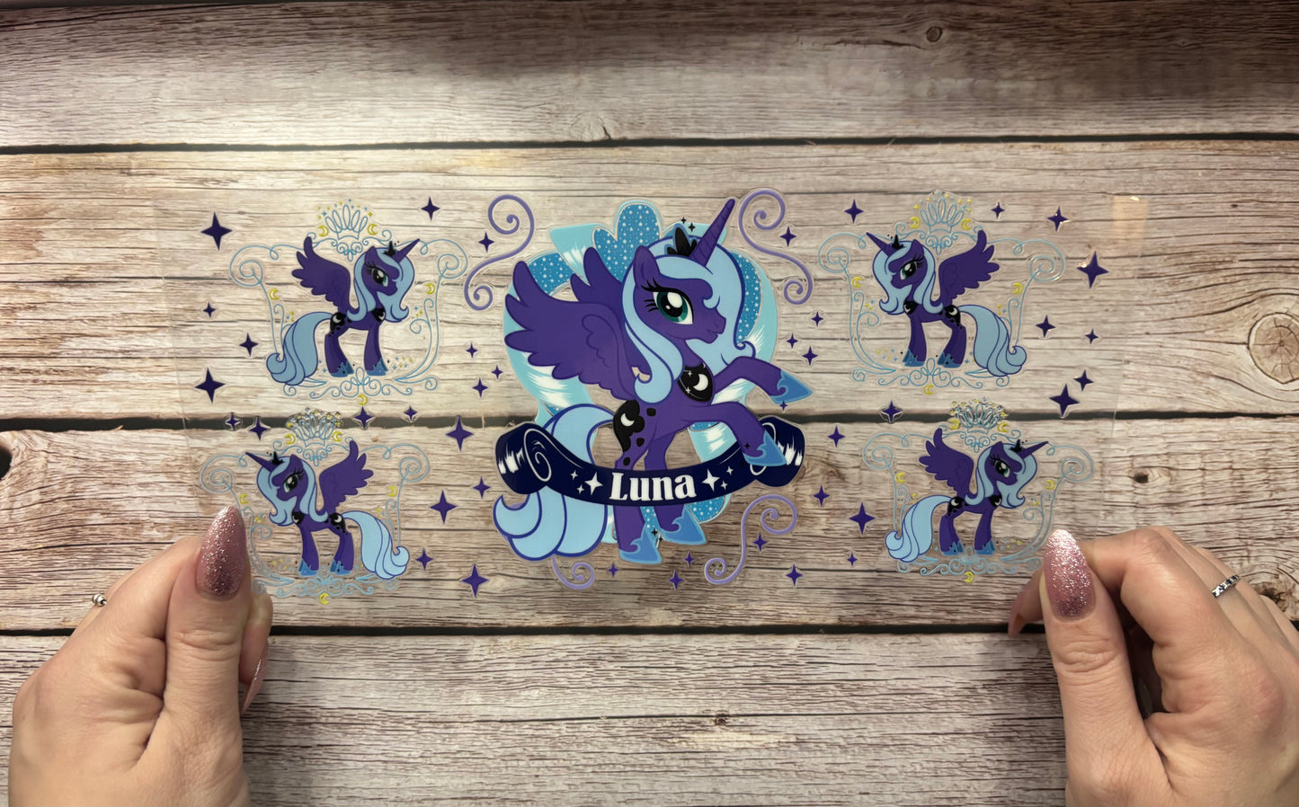 Blue moon princess cup wrap