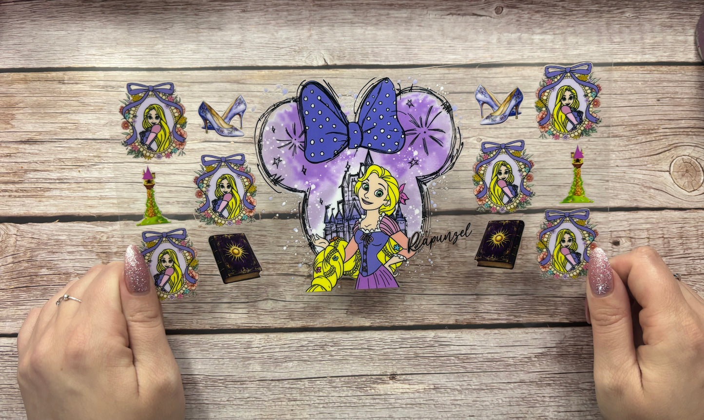 Purple bow princess