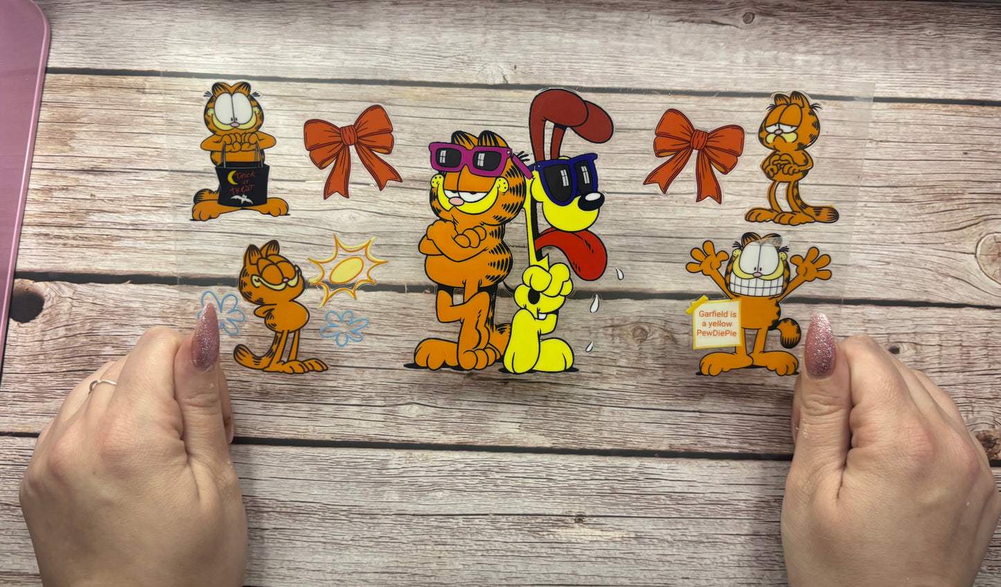 The orange cool cat