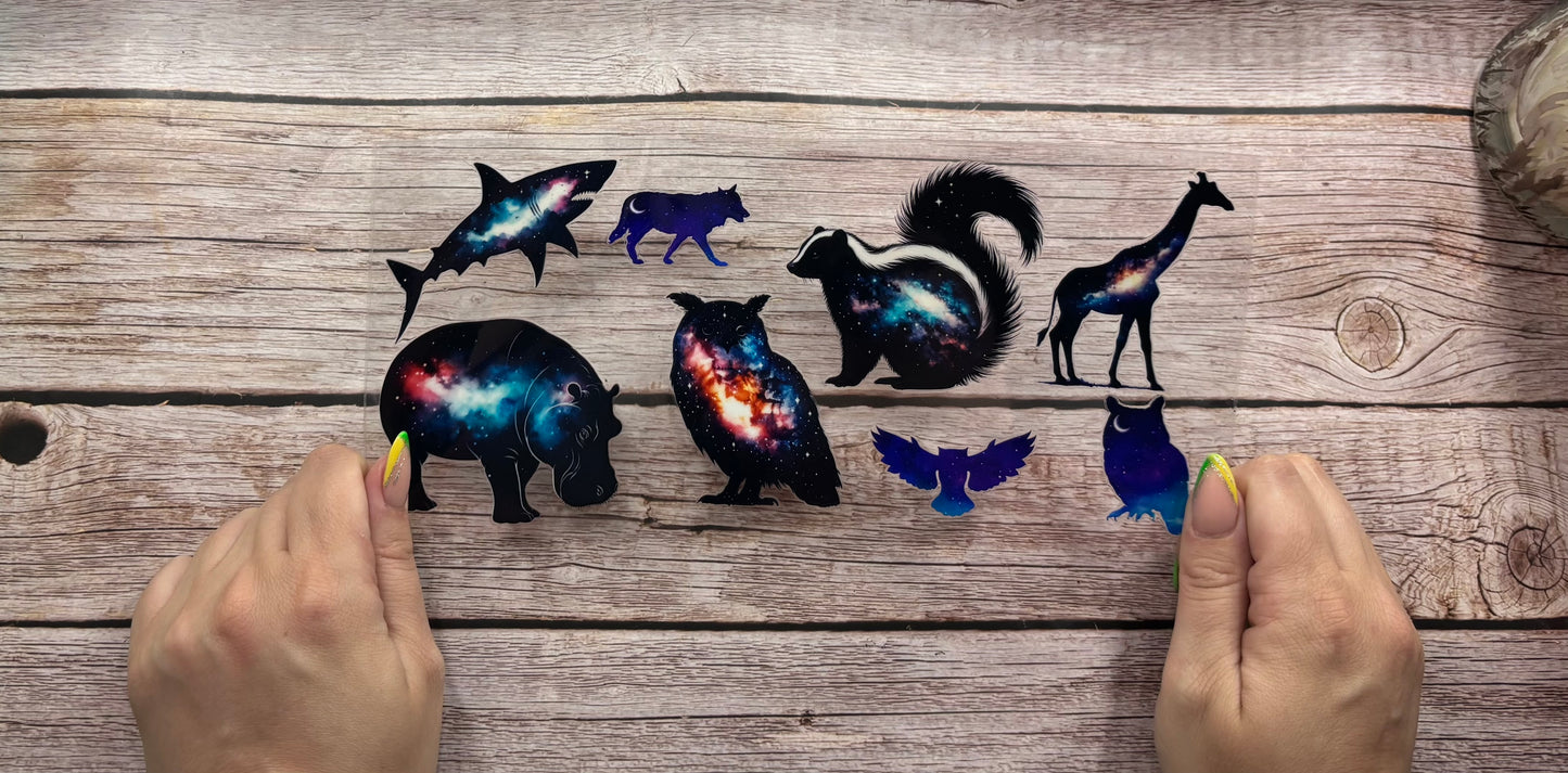 Galaxy style animals