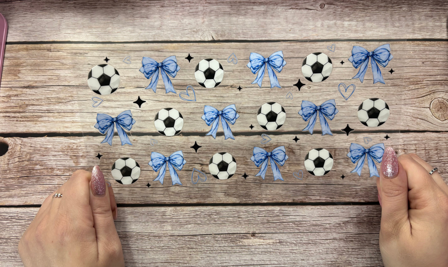 Blue bows football
