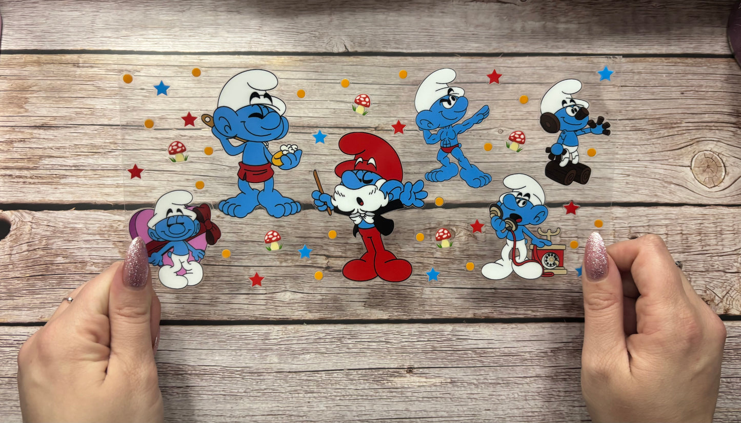 Blue characters