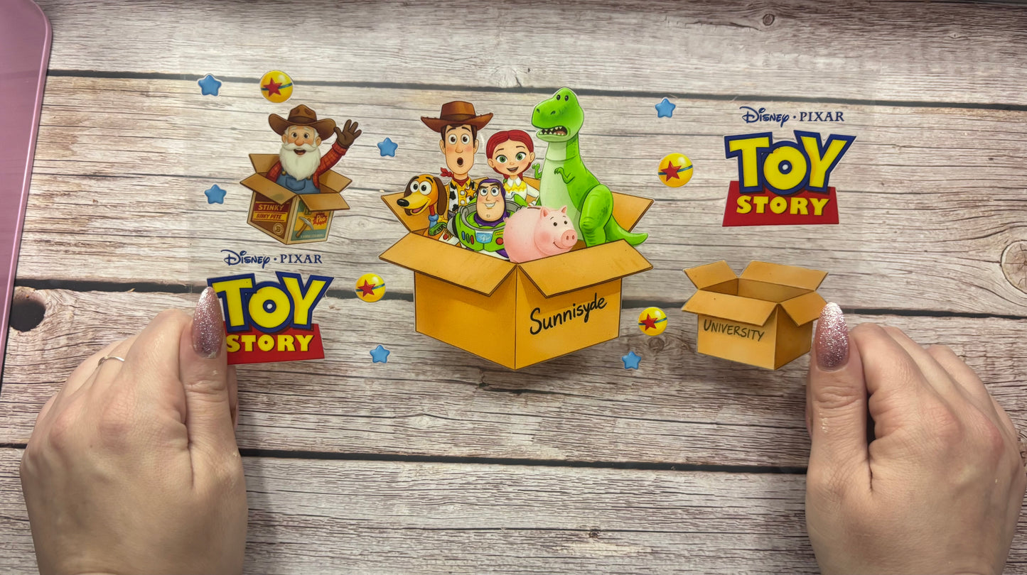 Toys in a box