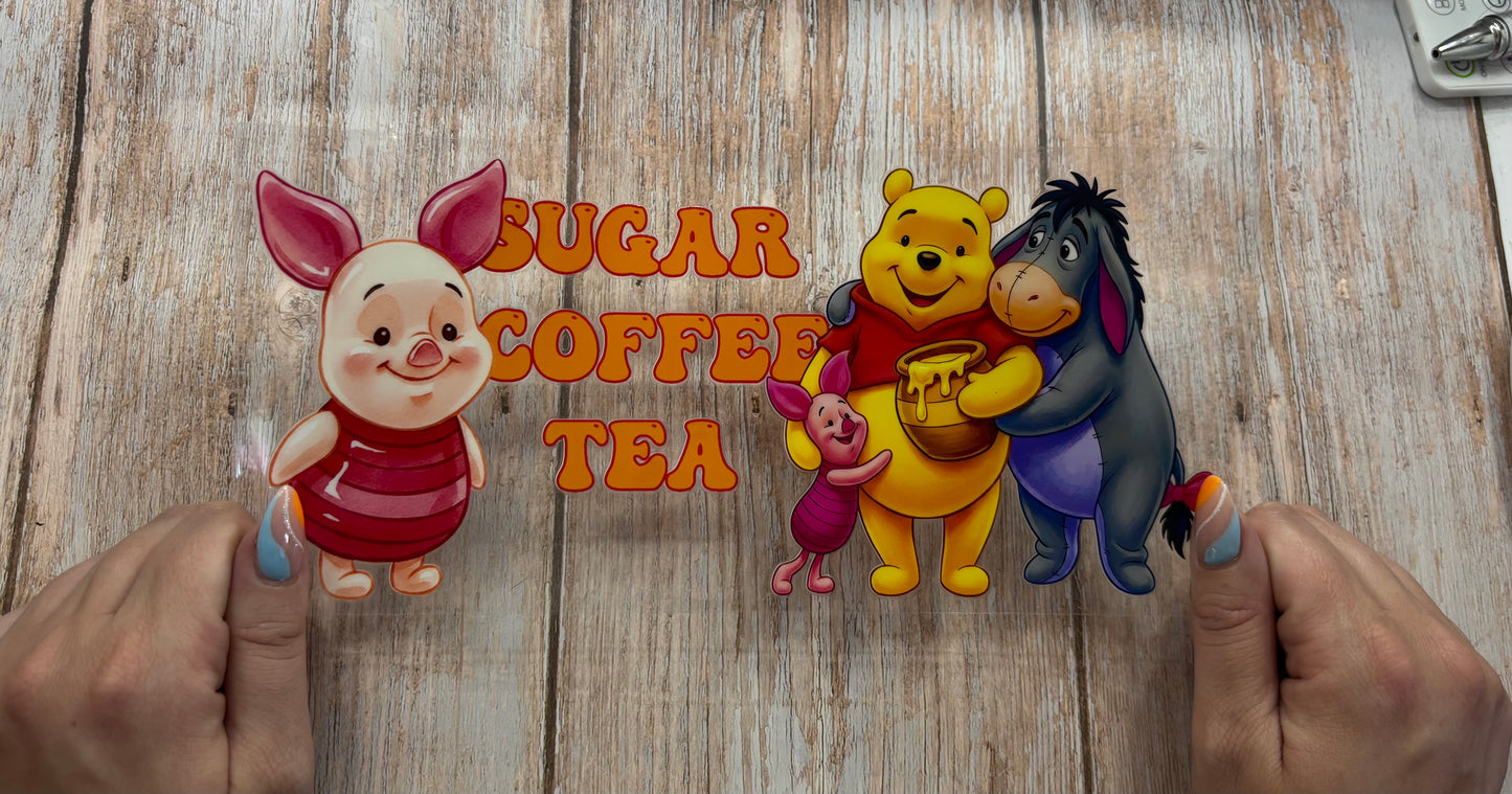 Sugar tea coffee