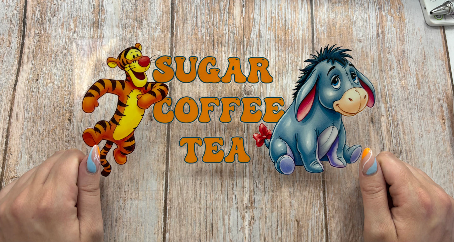 Sugar coffee tea