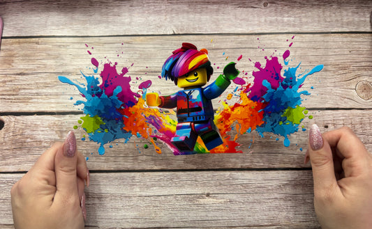 Rainbow paint splash