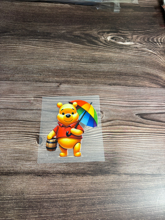 Honey with umbrella
