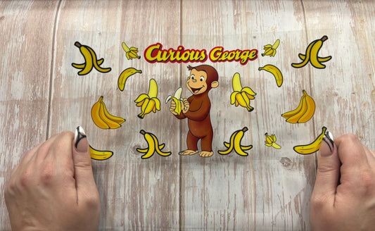 Banana munching monkey