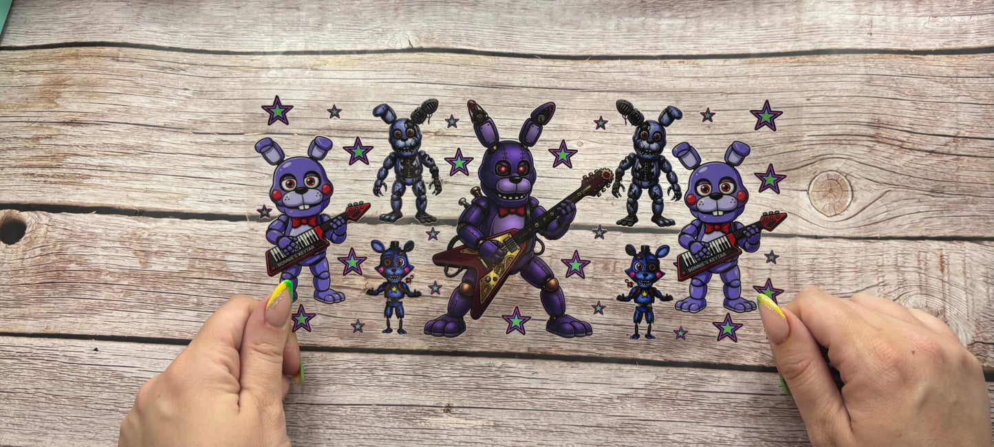 Purple bunny robot