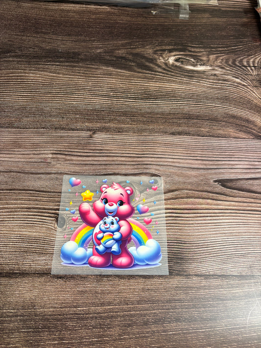 Pink rainbow bear HT