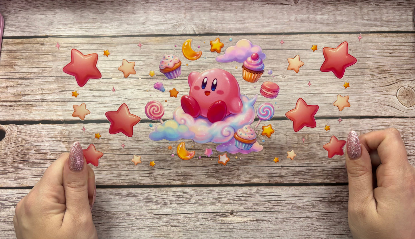 On pink cloud