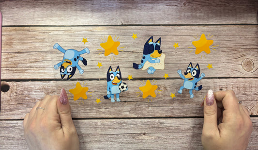 Dog and stars