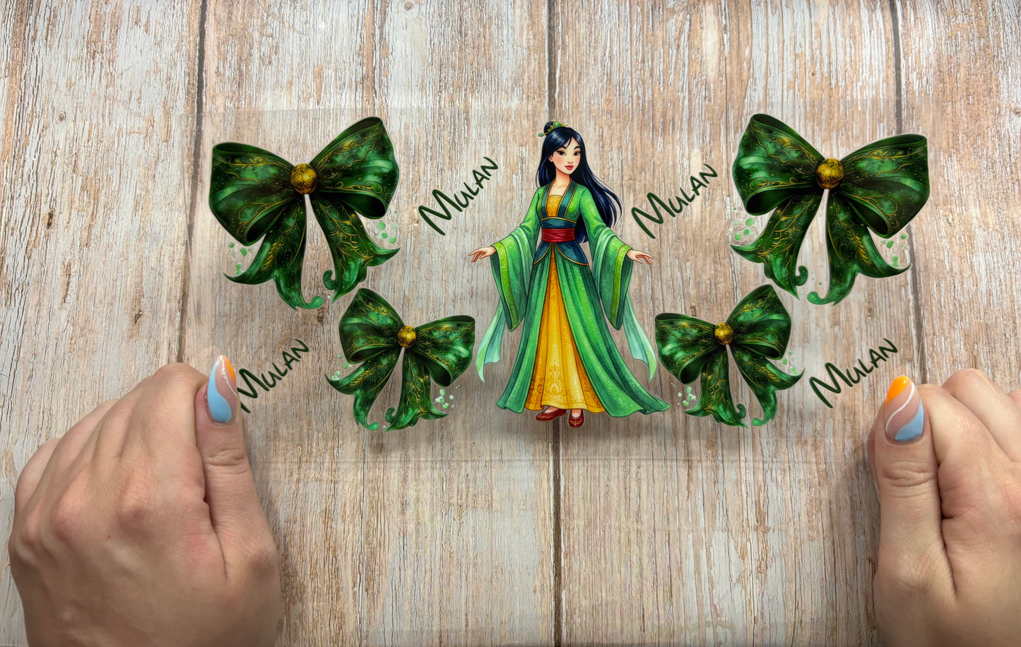 Green bow Mulan