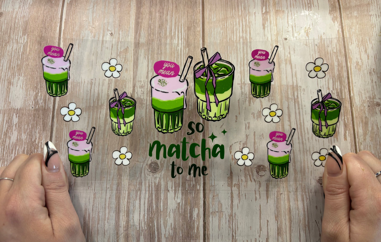 So matcha to me