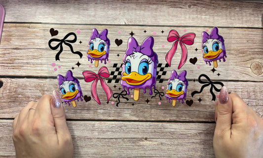Purple duck lolly