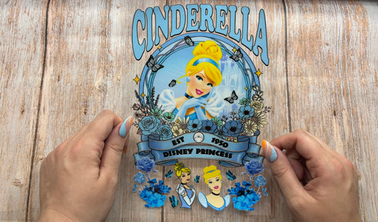 Glass slipper queen