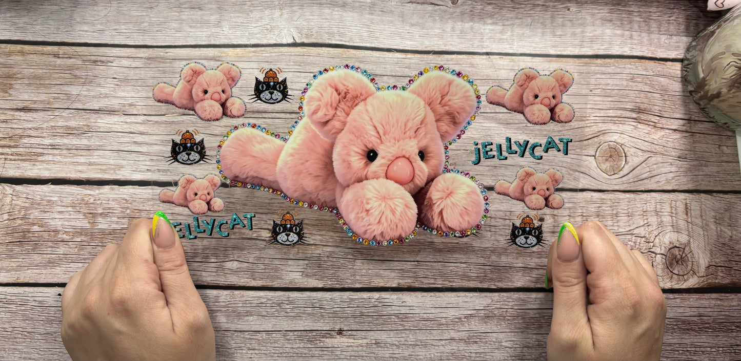 Pink plush