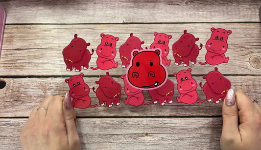 Red hippos
