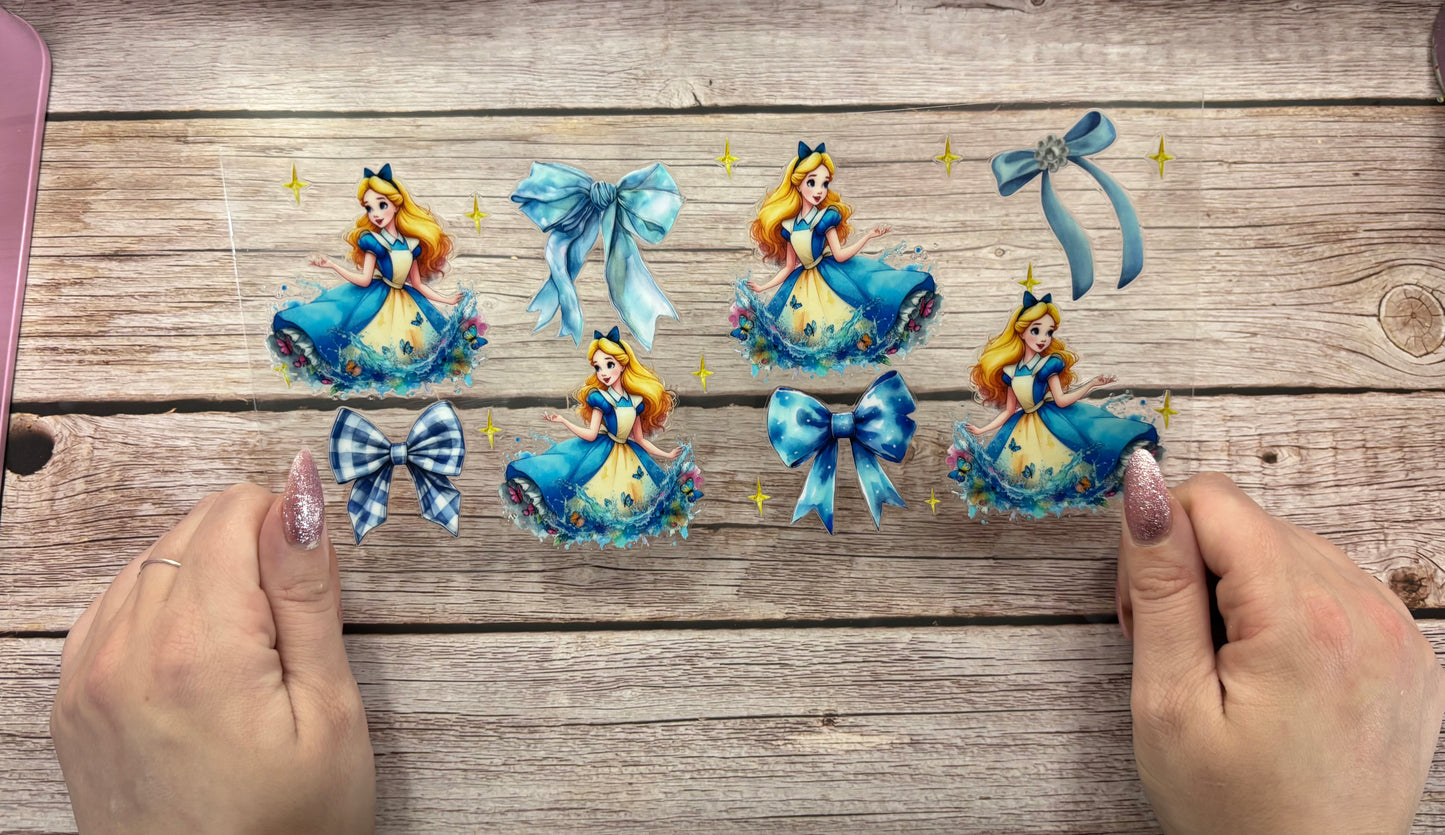 Blue bows