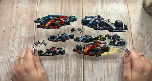 F1 cars