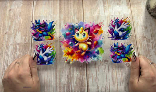 Water colour cat