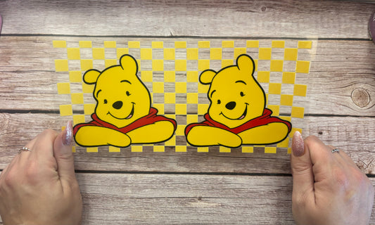 Checkered honey bear