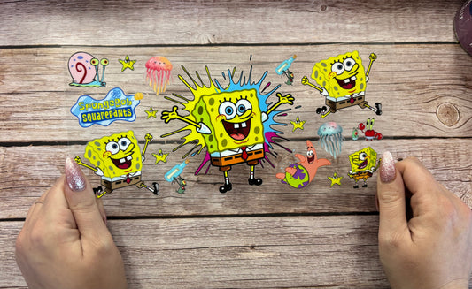 Colour splash sponge