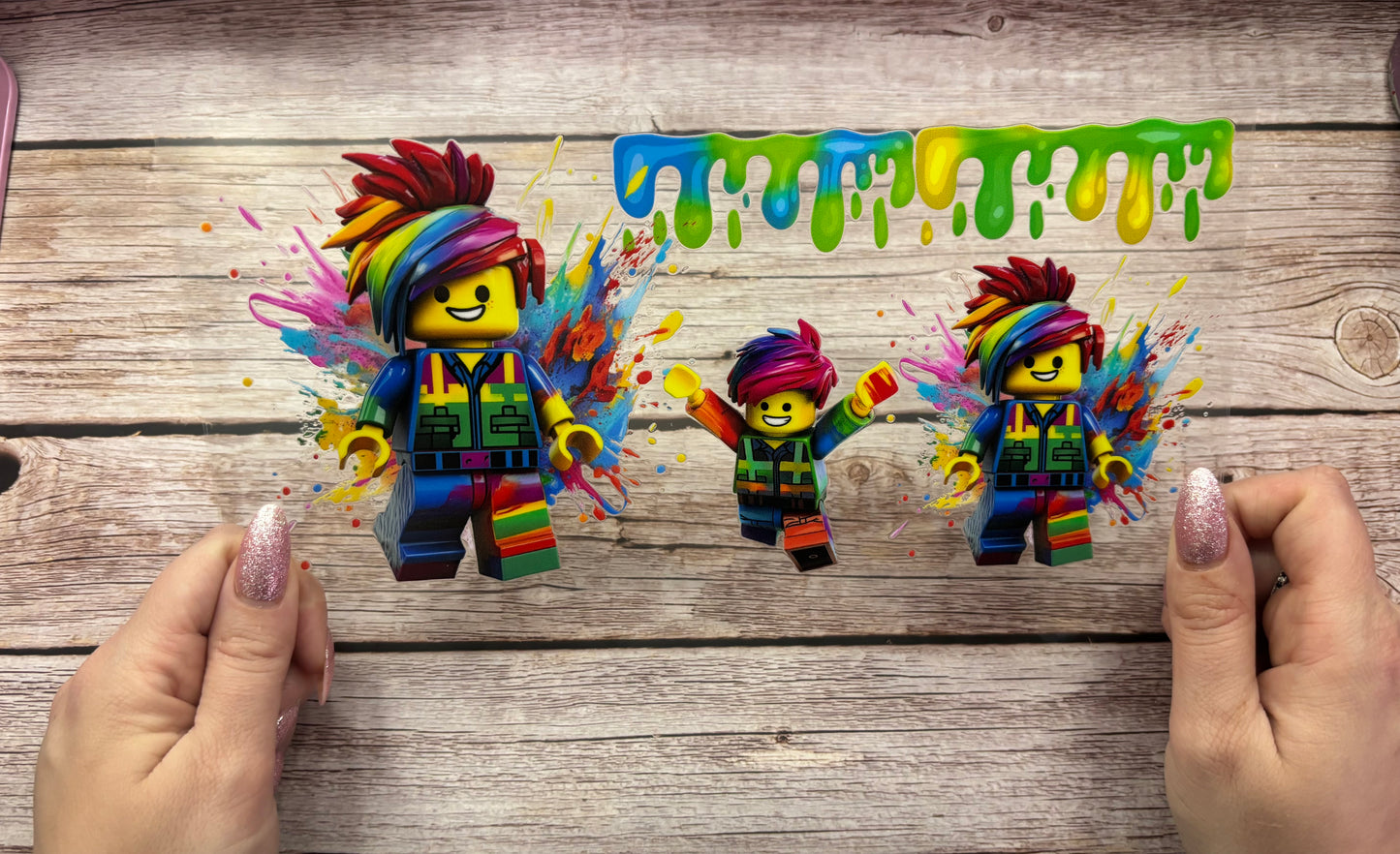 Rainbow splash