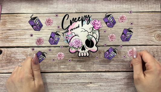 Creepy skull