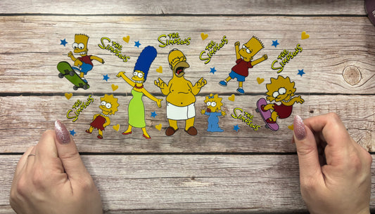 Funny yellow family