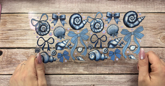 Blue seashells