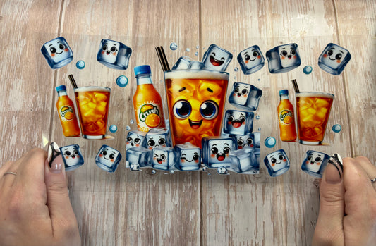 Orange ice Drink
