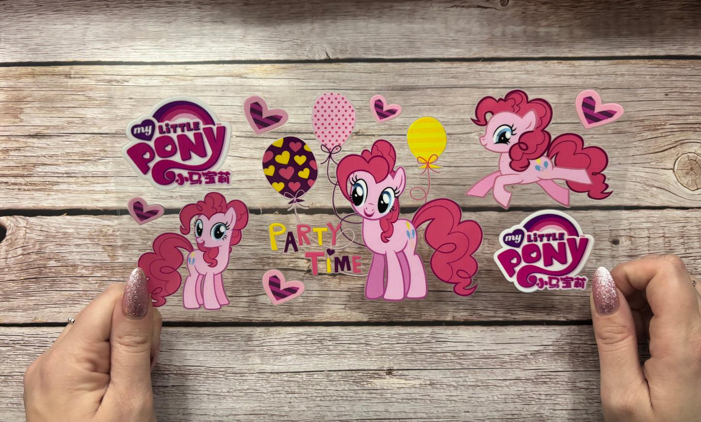 Pink Party Pony Cup Wrap