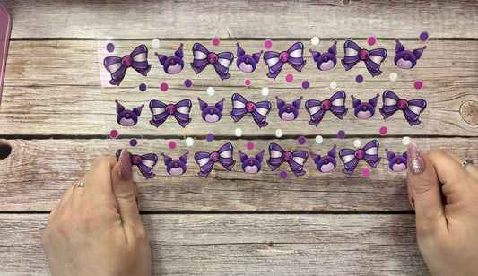 Purple bows